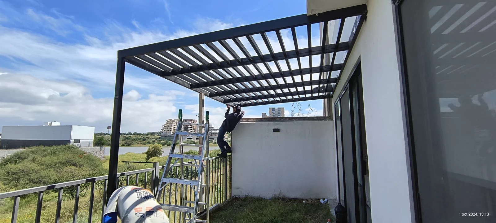 Pérgola / estructura realizado por Grupo FyS