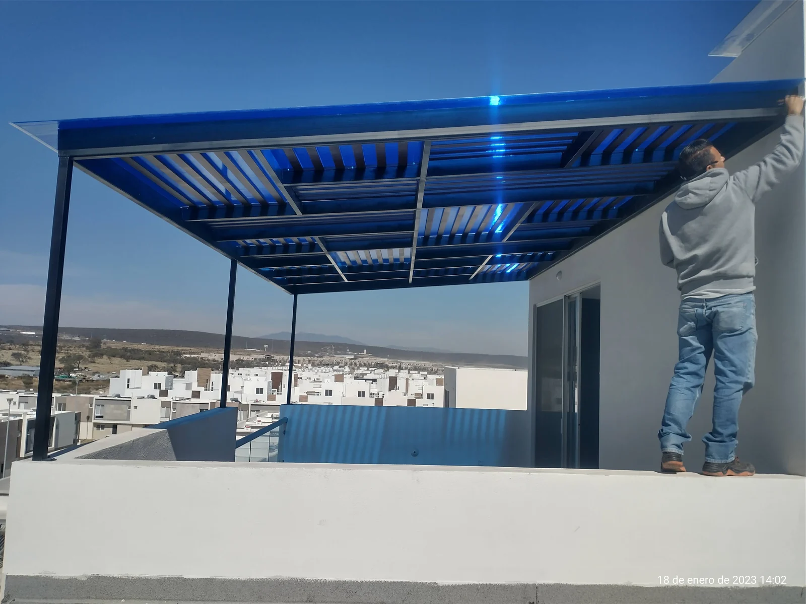 Pérgola / estructura realizado por Grupo FyS